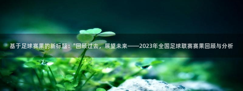  基于足球赛果的新标题：\